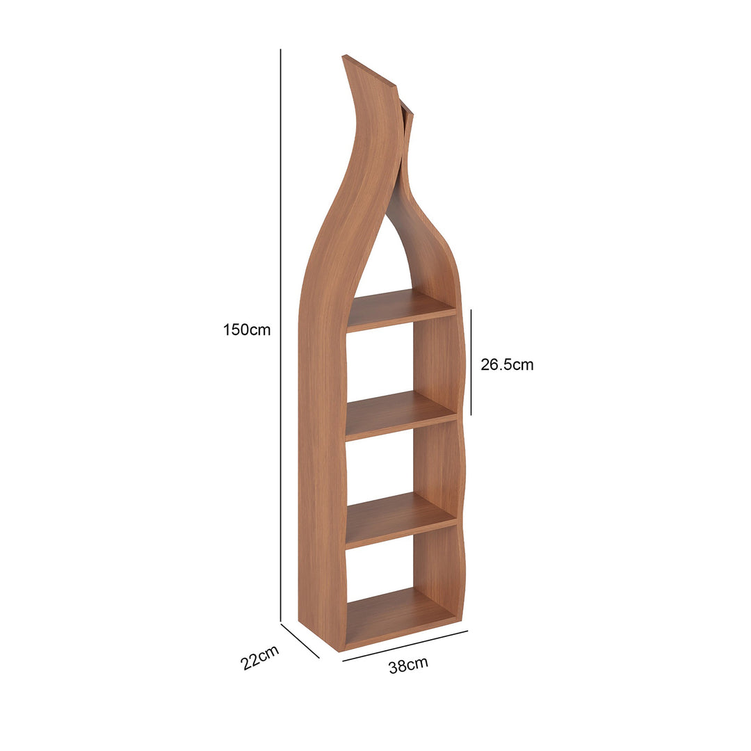 MAS-3368 Masdio Modern Solid Wood Display Shelf