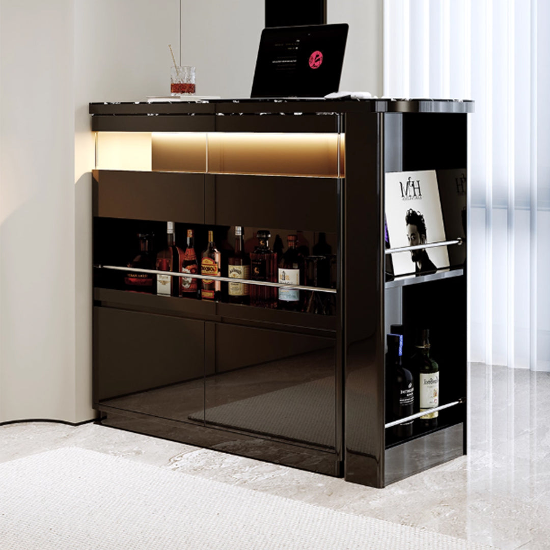 MAS-3374 Masdio Modern Sintered Stone Bar Table