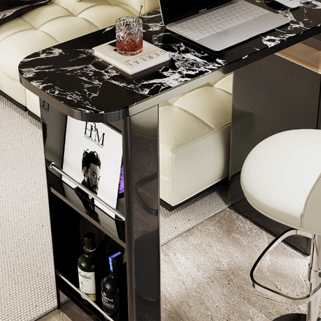MAS-3374 Masdio Modern Sintered Stone Bar Table