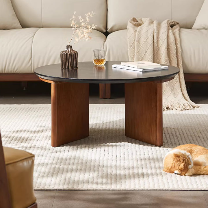 MAS-3375 Masdio Japandi Solid Wood Coffee Table
