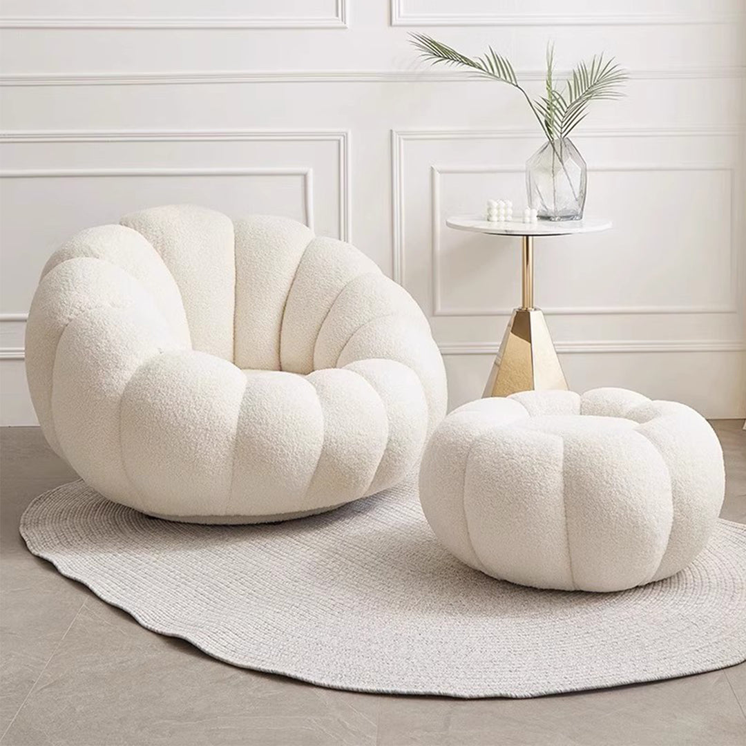 MAS-3377 Masdio Swivel Fluffy Lazy Sofa Chair