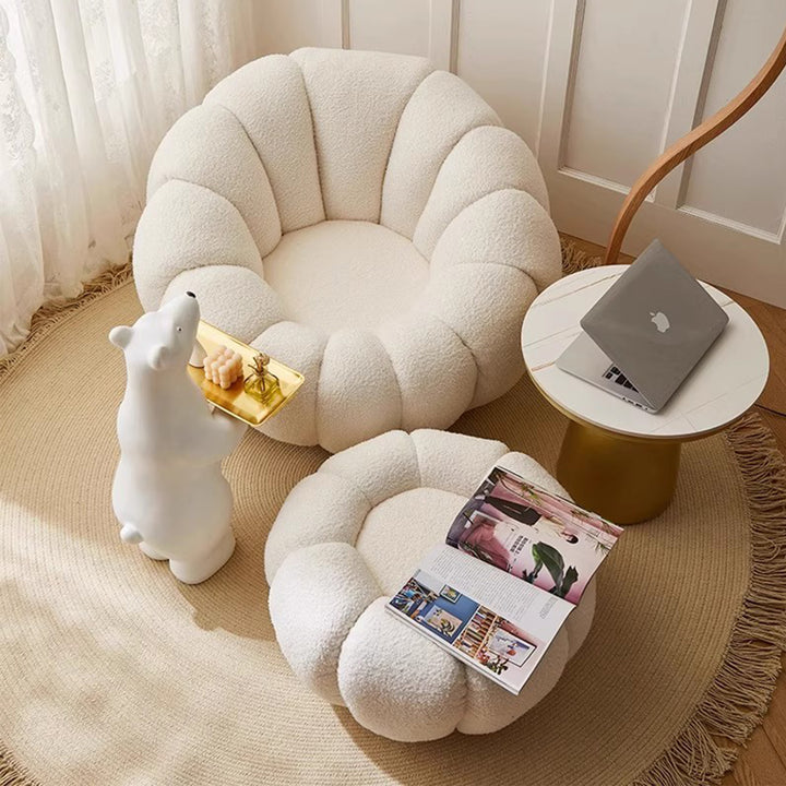 MAS-3377 Masdio Swivel Fluffy Lazy Sofa Chair