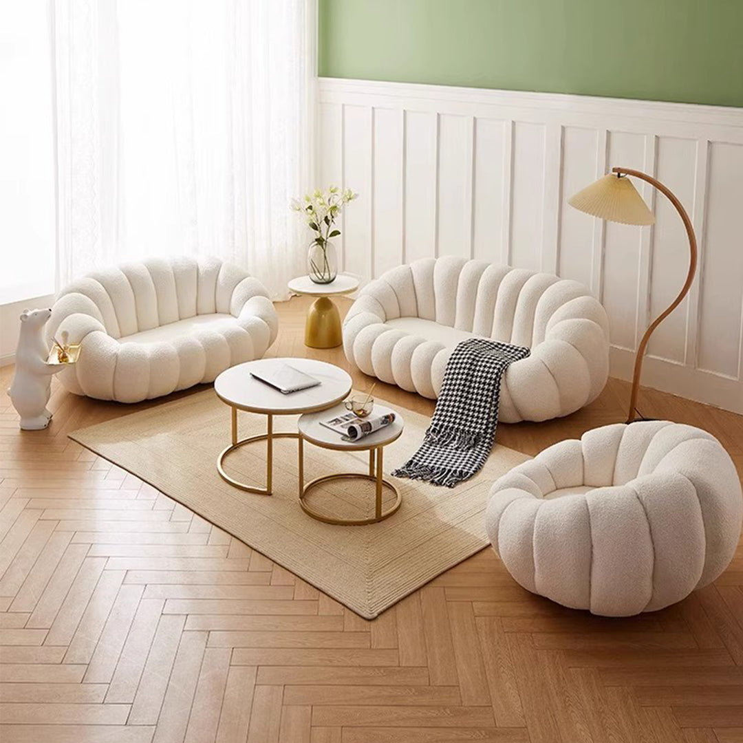 MAS-3377 Masdio Swivel Fluffy Lazy Sofa Chair