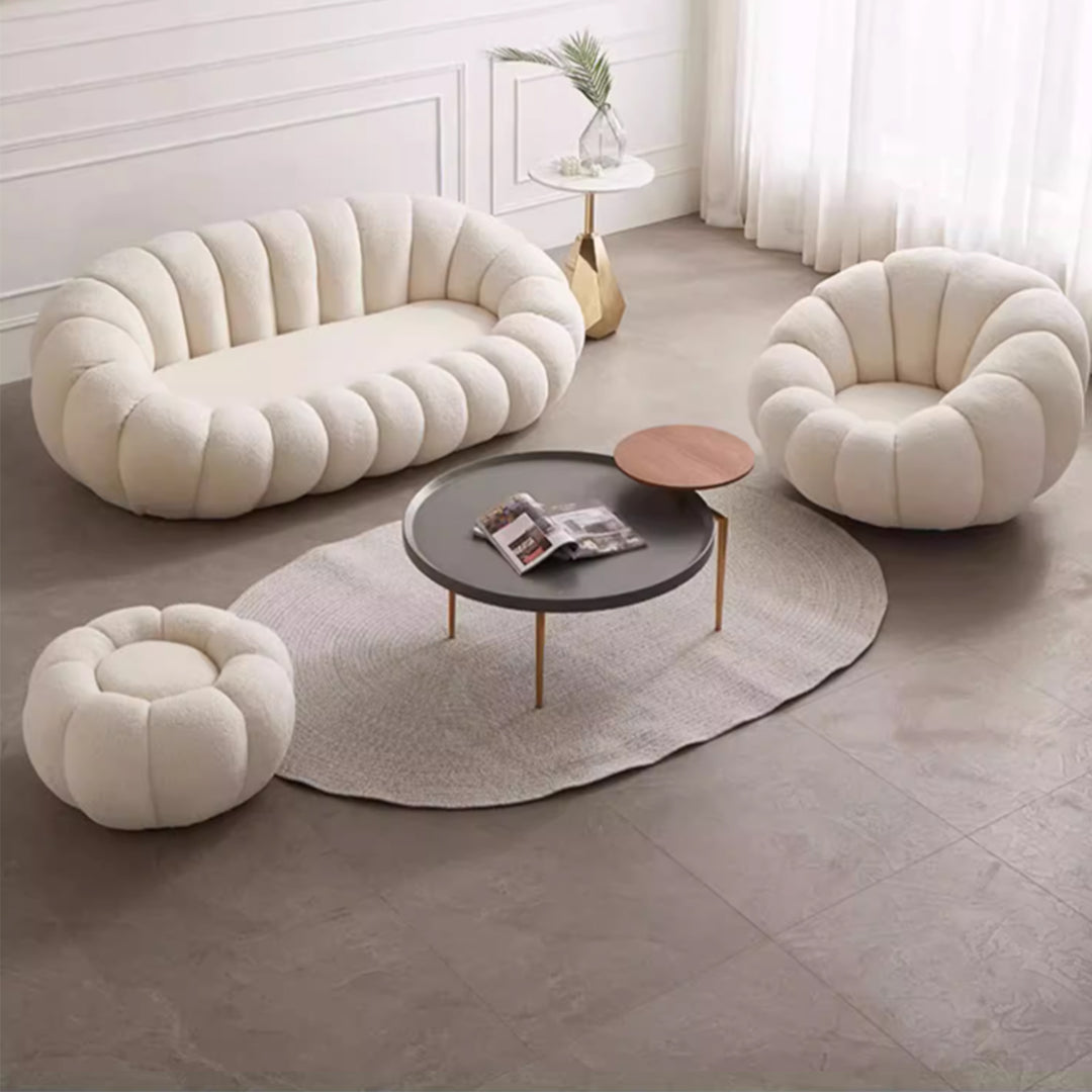 MAS-3377 Masdio Swivel Fluffy Lazy Sofa Chair
