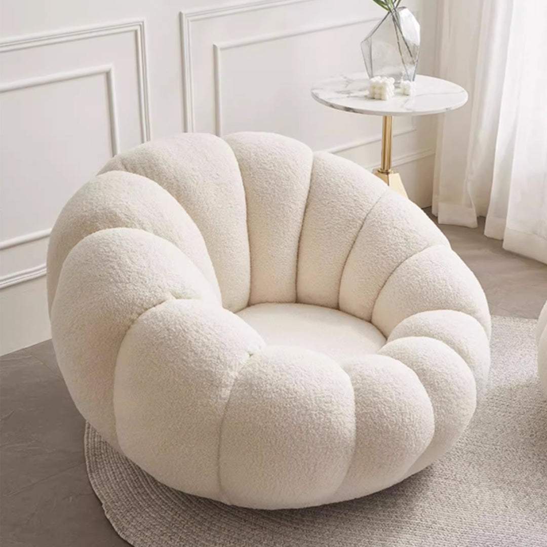 MAS-3377 Masdio Swivel Fluffy Lazy Sofa Chair
