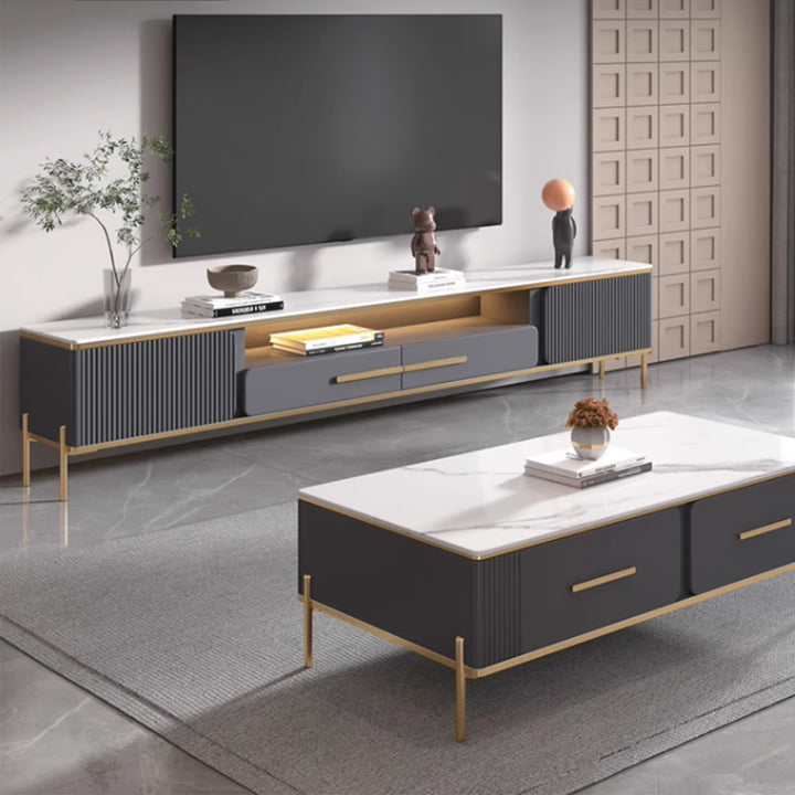 MAS-3379 Masdio Modern Sintered Stone TV Console