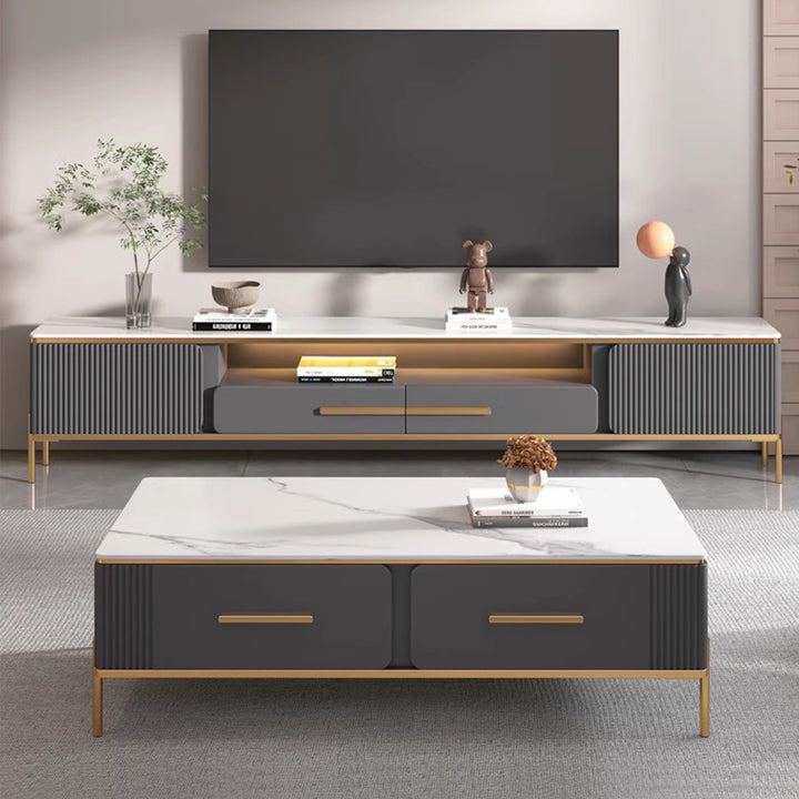 MAS-3379 Masdio Modern Sintered Stone TV Console