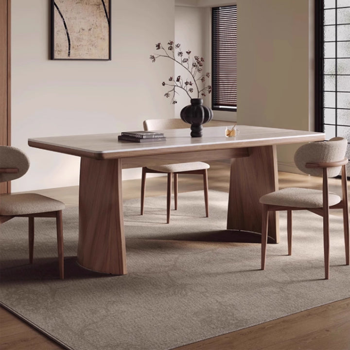MAS-3388 Masdio Modern Travertine Dining Table