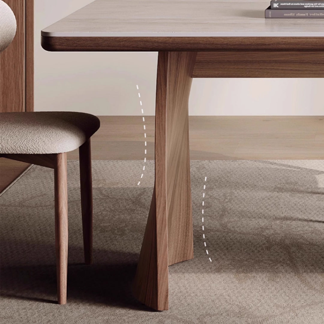 MAS-3388 Masdio Modern Travertine Dining Table