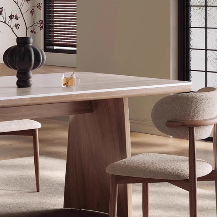MAS-3388 Masdio Modern Travertine Dining Table