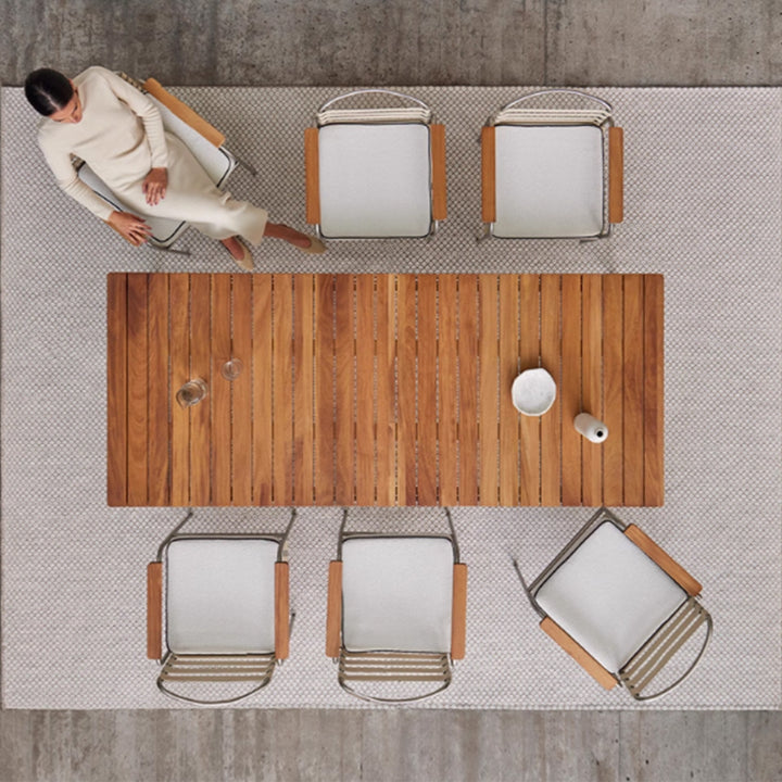 MAS-3389 Masdio Modern Solid Wood Outdoor Table