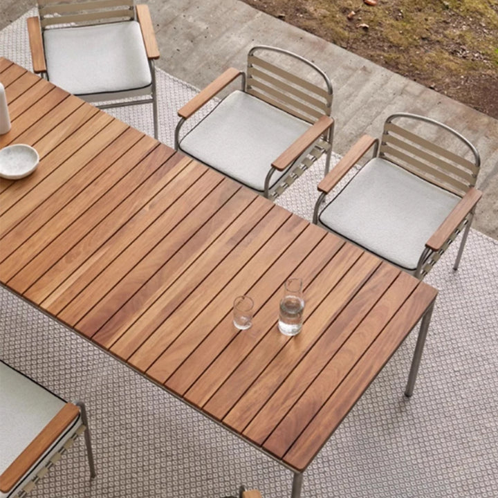 MAS-3389 Masdio Modern Solid Wood Outdoor Table