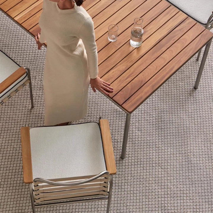 MAS-3389 Masdio Modern Solid Wood Outdoor Table