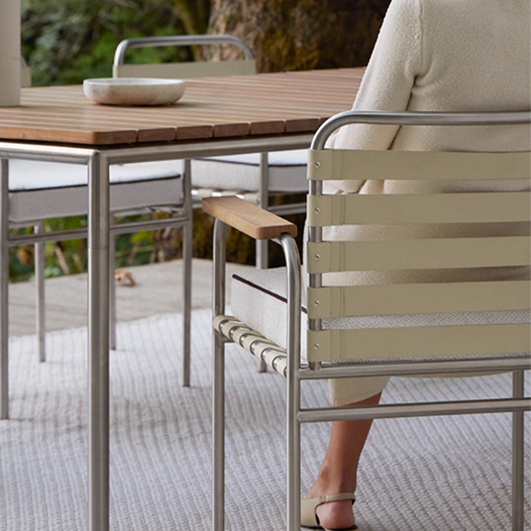 MAS-3389 Masdio Modern Solid Wood Outdoor Table