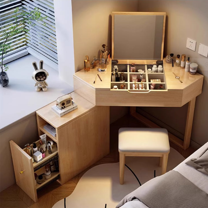 MAS-3419 Masdio Modern Corner Vanity Table