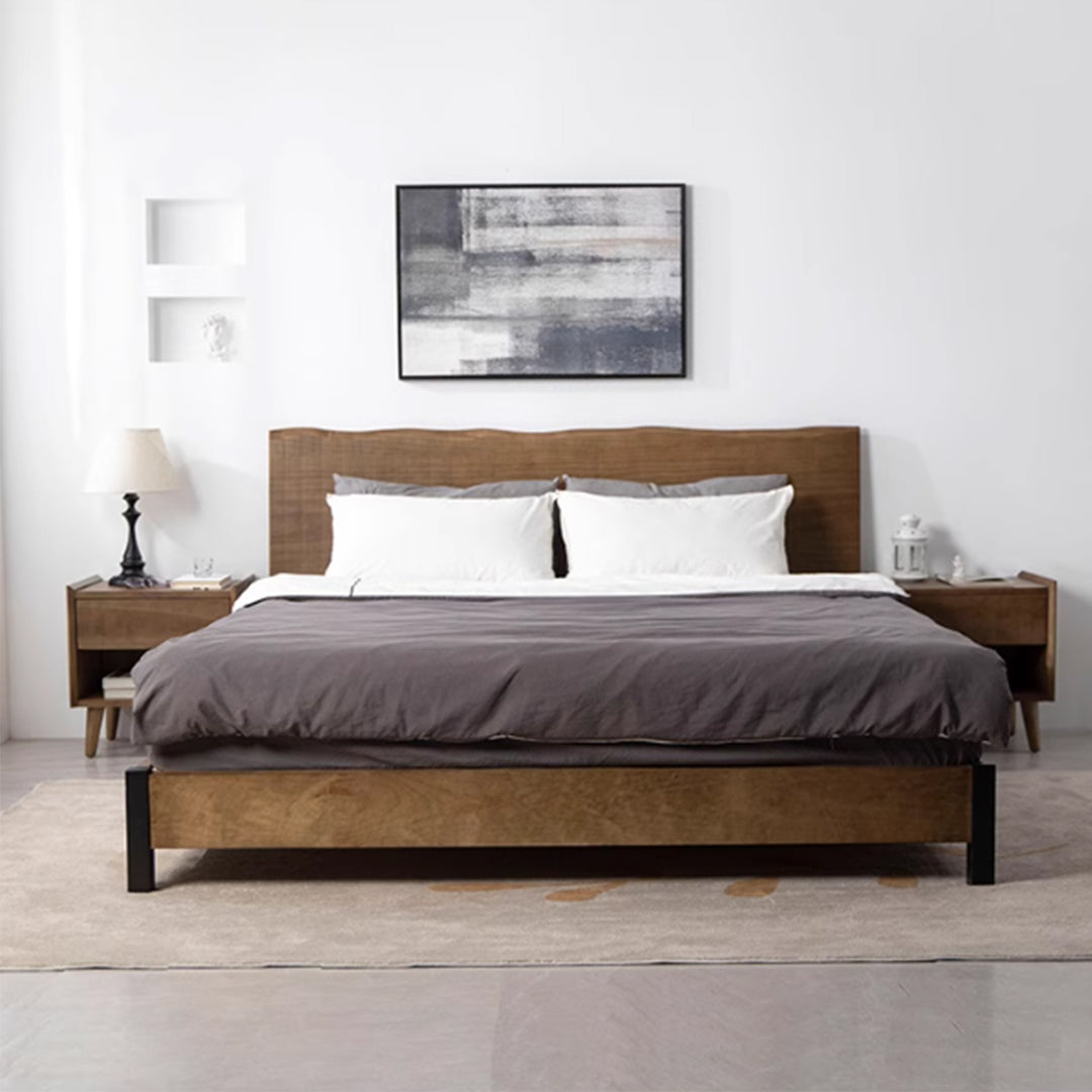 MAS-3426 Masdio Rustic Solid Wood Bedframe