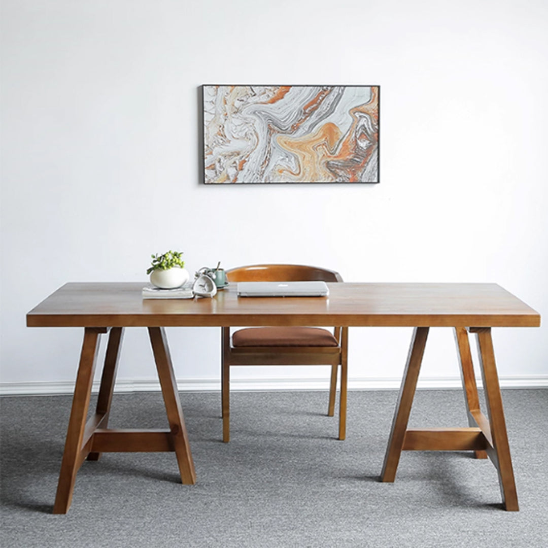 MAS-3427 Masdio Rustic Solid Wood Dining Table