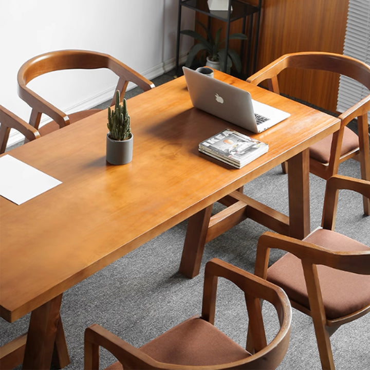 MAS-3427 Masdio Rustic Solid Wood Dining Table