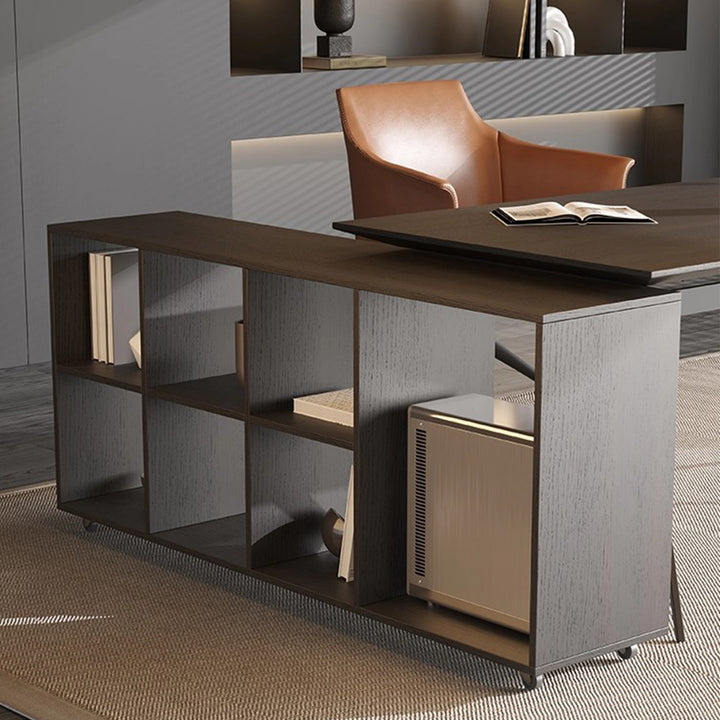 MAS-3428 Masdio Modern Office Table & Shelf