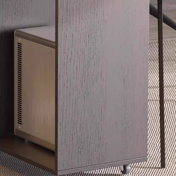 MAS-3428 Masdio Modern Office Table & Shelf