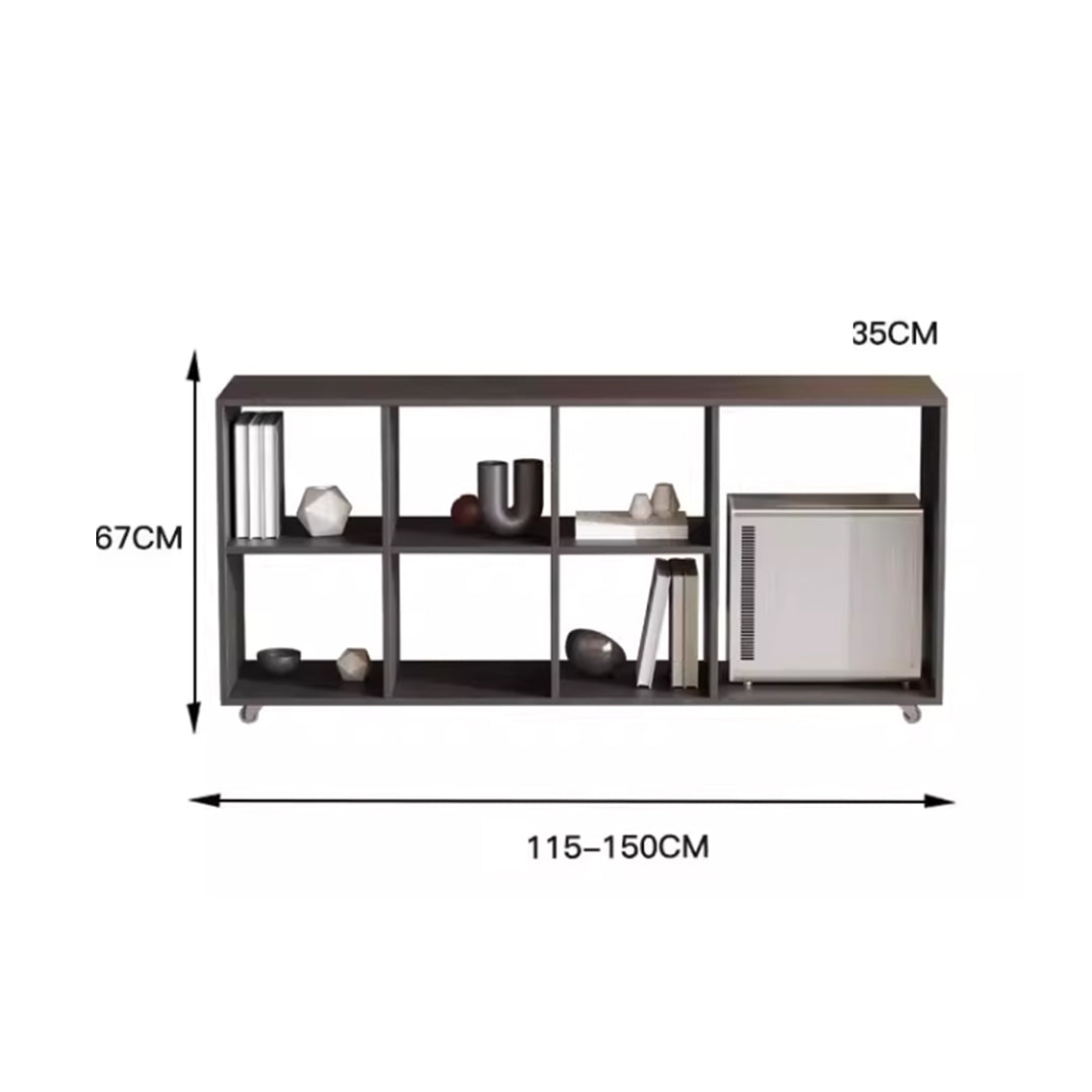 MAS-3428 Masdio Modern Office Table & Shelf