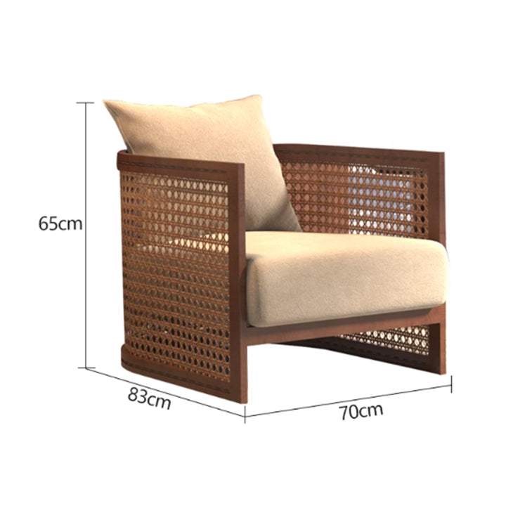 MAS-3452 Masdio Oriental Rattan Sofa