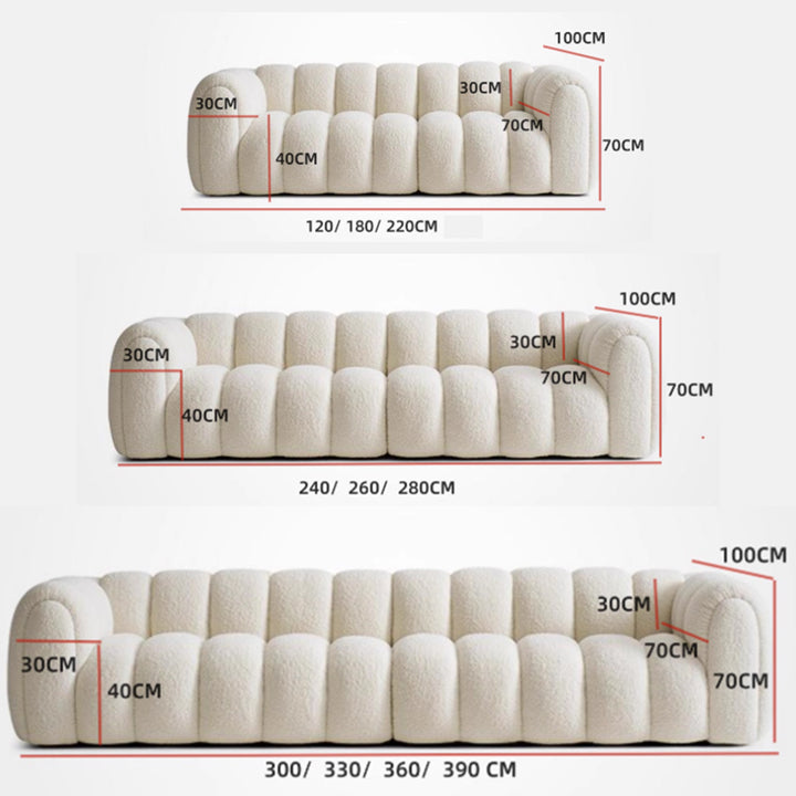 MAS-3455 Masdio Modern Boucle Sofa
