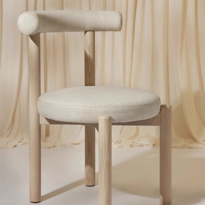 MAS-3456 Masdio Japandi Boucle Dining Chair
