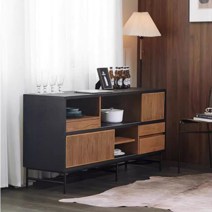 MAS-3459 Masdio Industrial Solid Wood Sideboard
