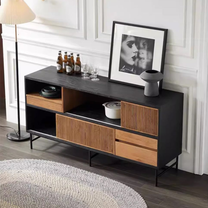 MAS-3459 Masdio Industrial Solid Wood Sideboard