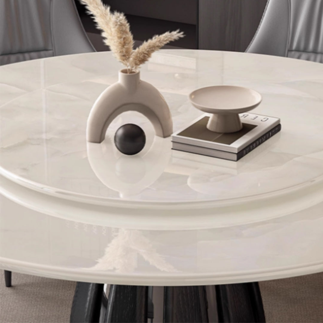 MAS-3461 Masdio Modern Round Marble Dining Table
