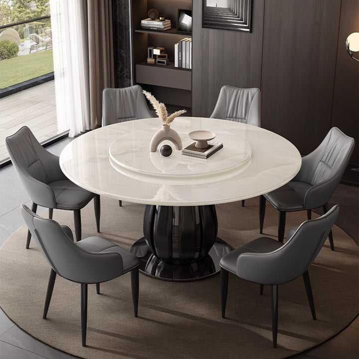MAS-3461 Masdio Modern Round Marble Dining Table