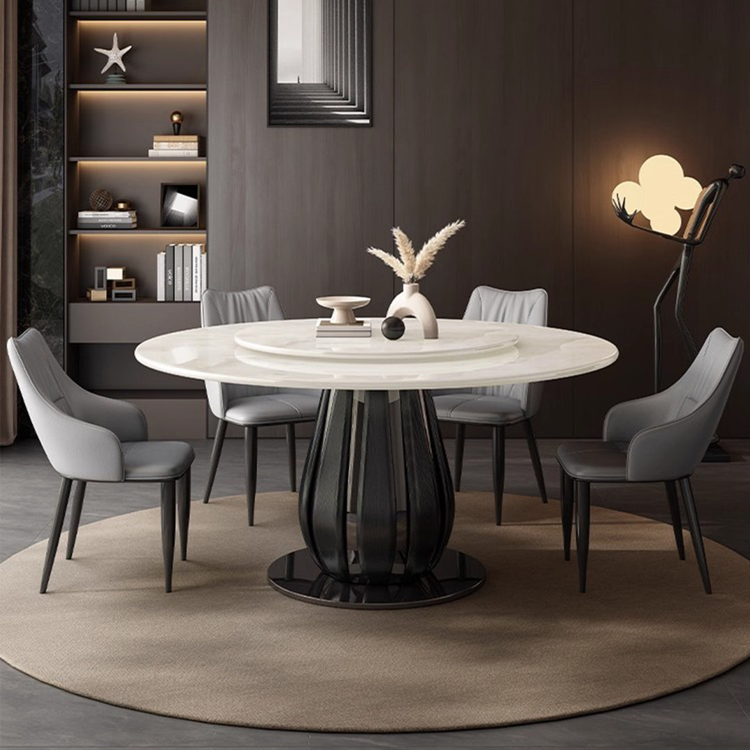 MAS-3461 Masdio Modern Round Marble Dining Table