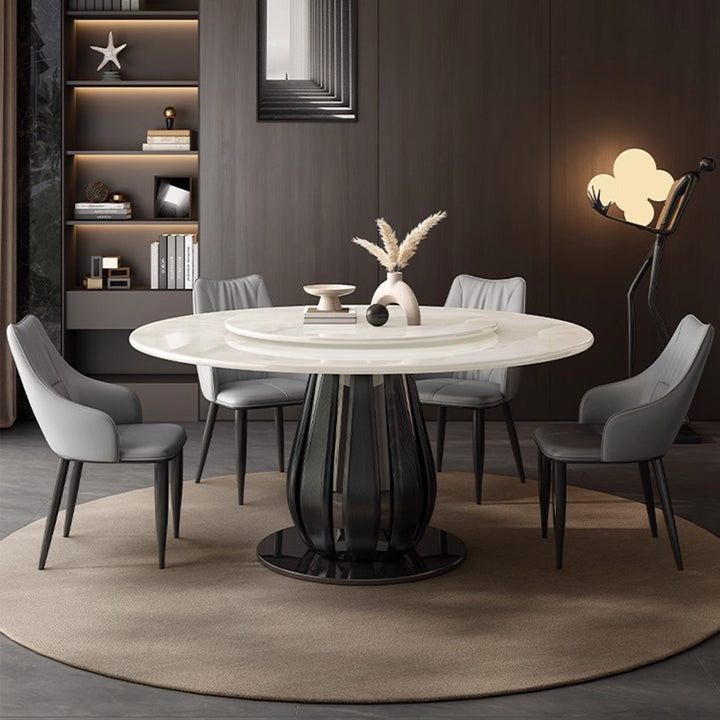 MAS-3461 Masdio Modern Round Marble Dining Table