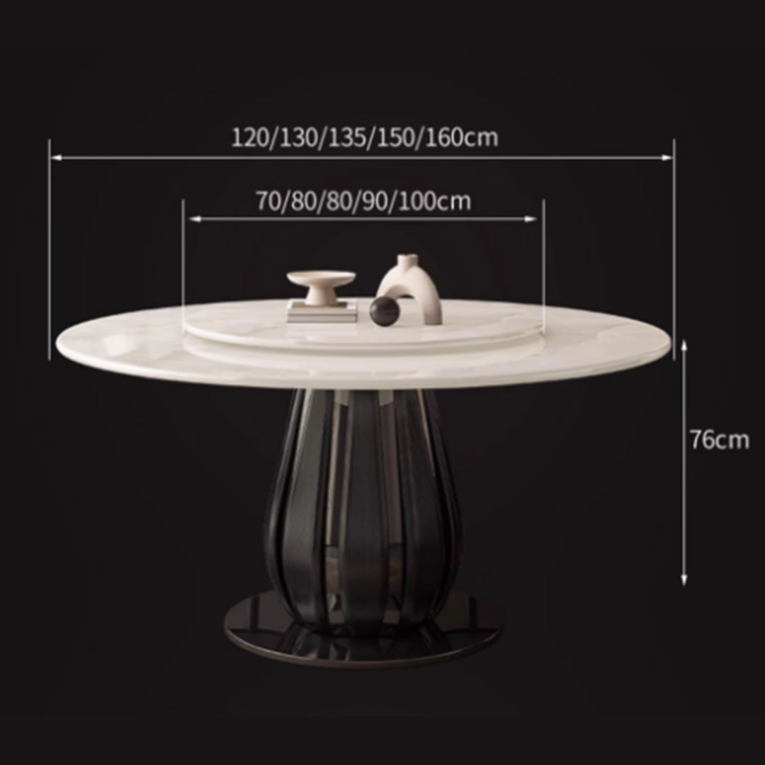 MAS-3461 Masdio Modern Round Marble Dining Table