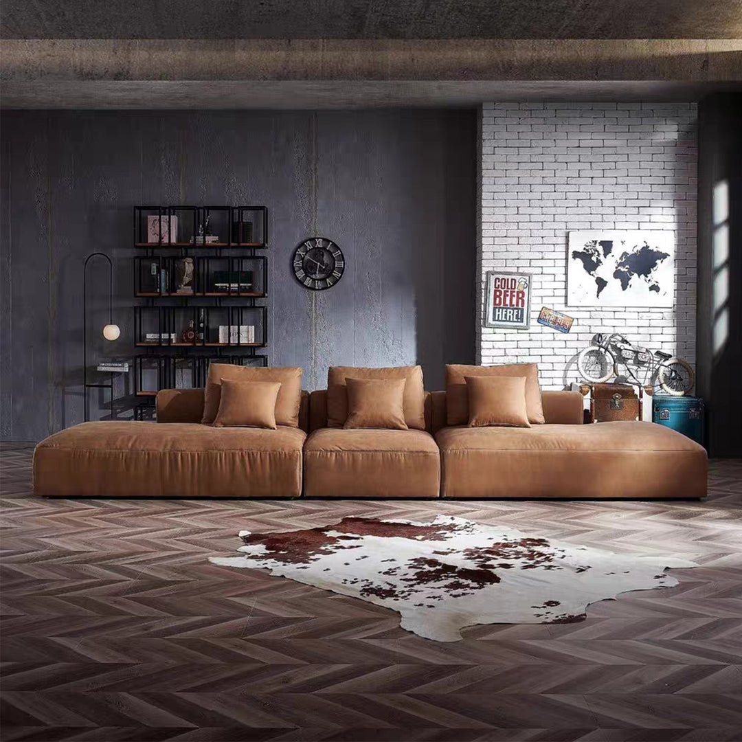 MAS-3464 Masdio Modern Leather Sofa