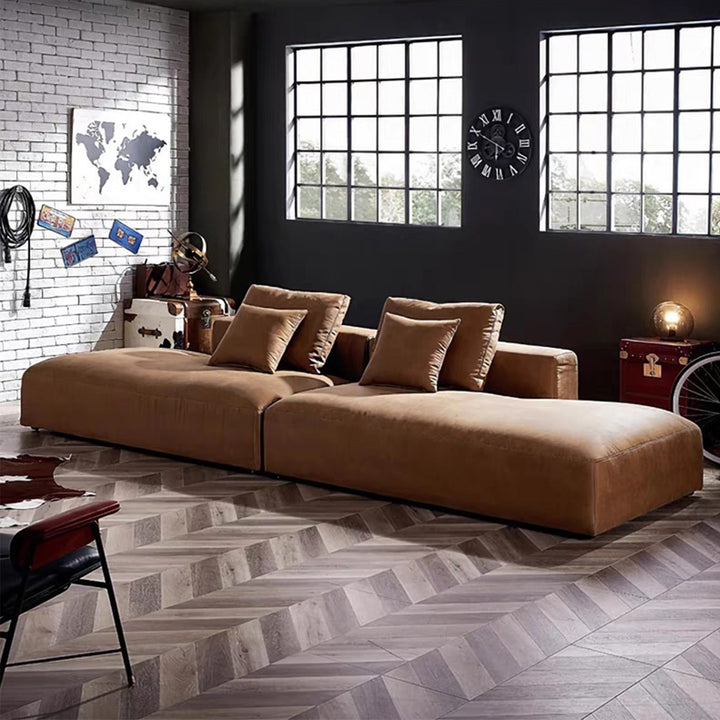 MAS-3464 Masdio Modern Leather Sofa