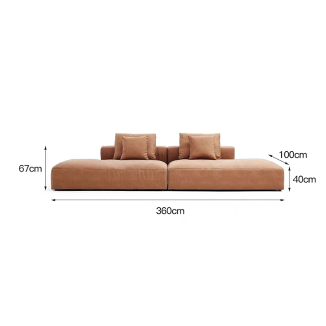 MAS-3464 Masdio Modern Leather Sofa