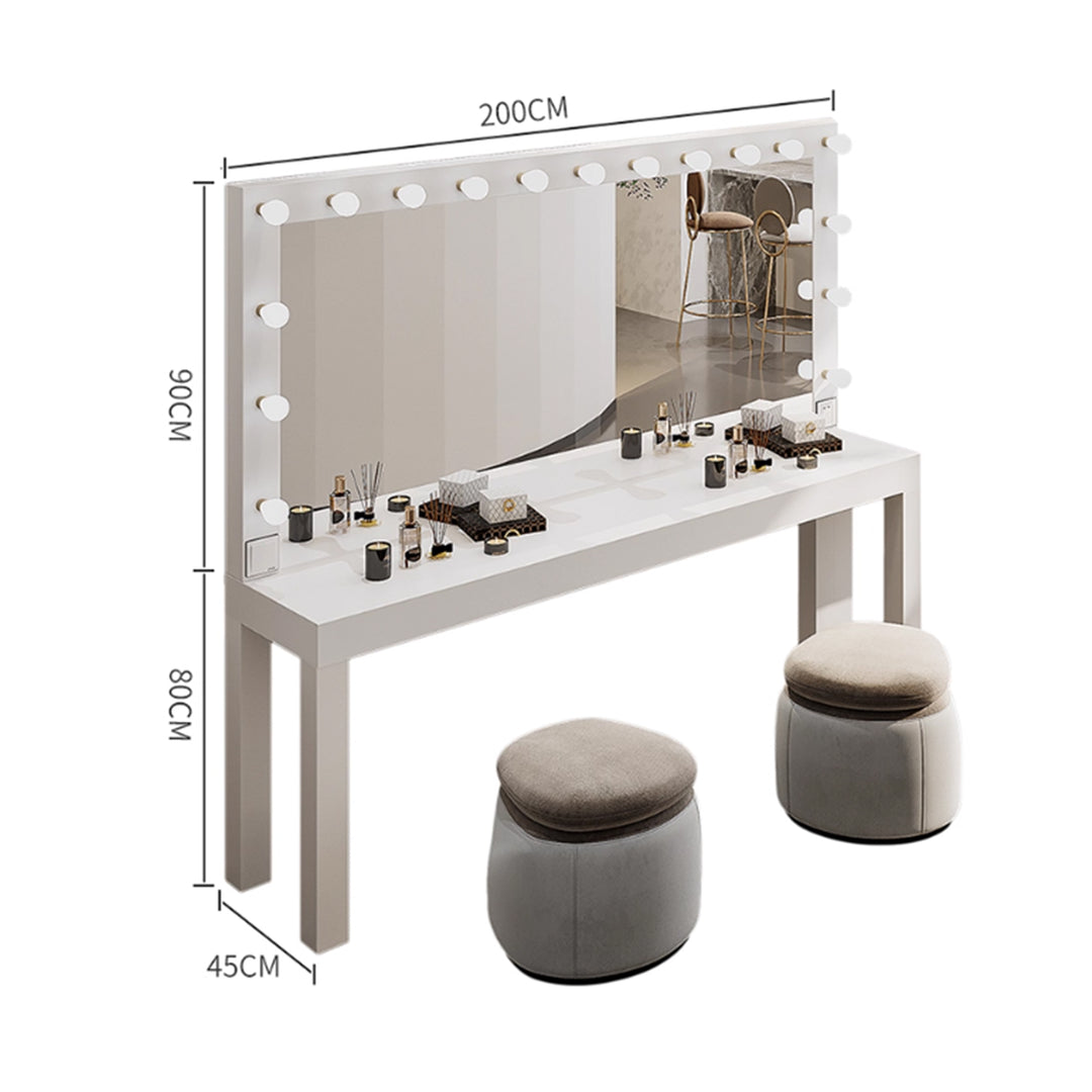 MAS-3465 Masdio Hollywood Spotlight Vanity Table