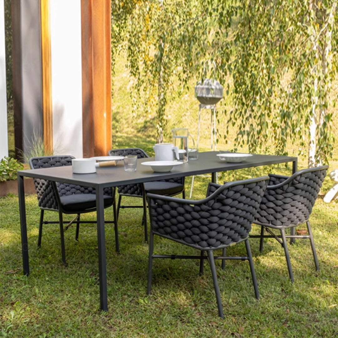 MAS-3466 Masdio Modern Rattan Outdoor Dining Chair