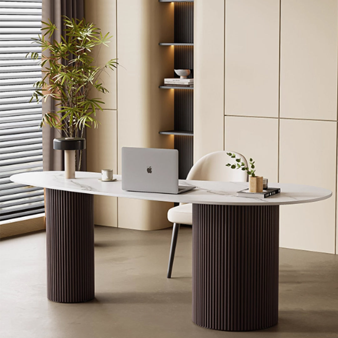 MAS-3466 Masdio Modern Sintered Stone Study Table