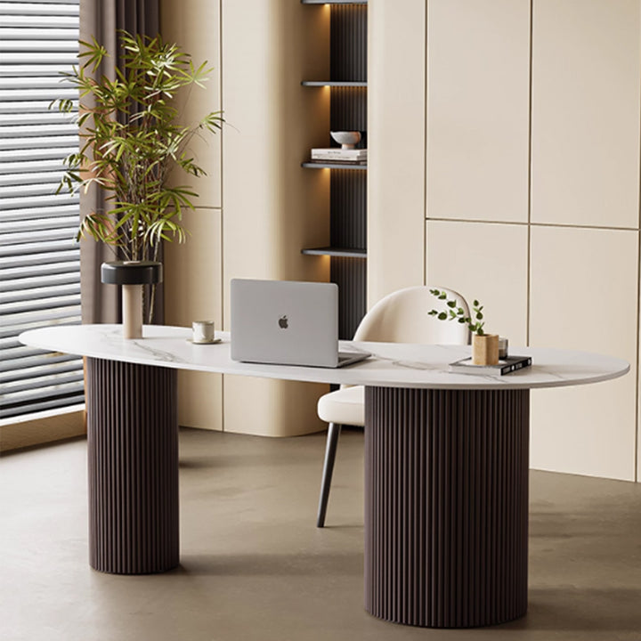 MAS-3466 Masdio Modern Sintered Stone Study Table