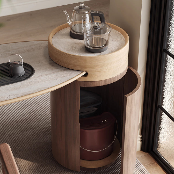 MAS-3467 Masdio Japandi Sintered Stone Study Table