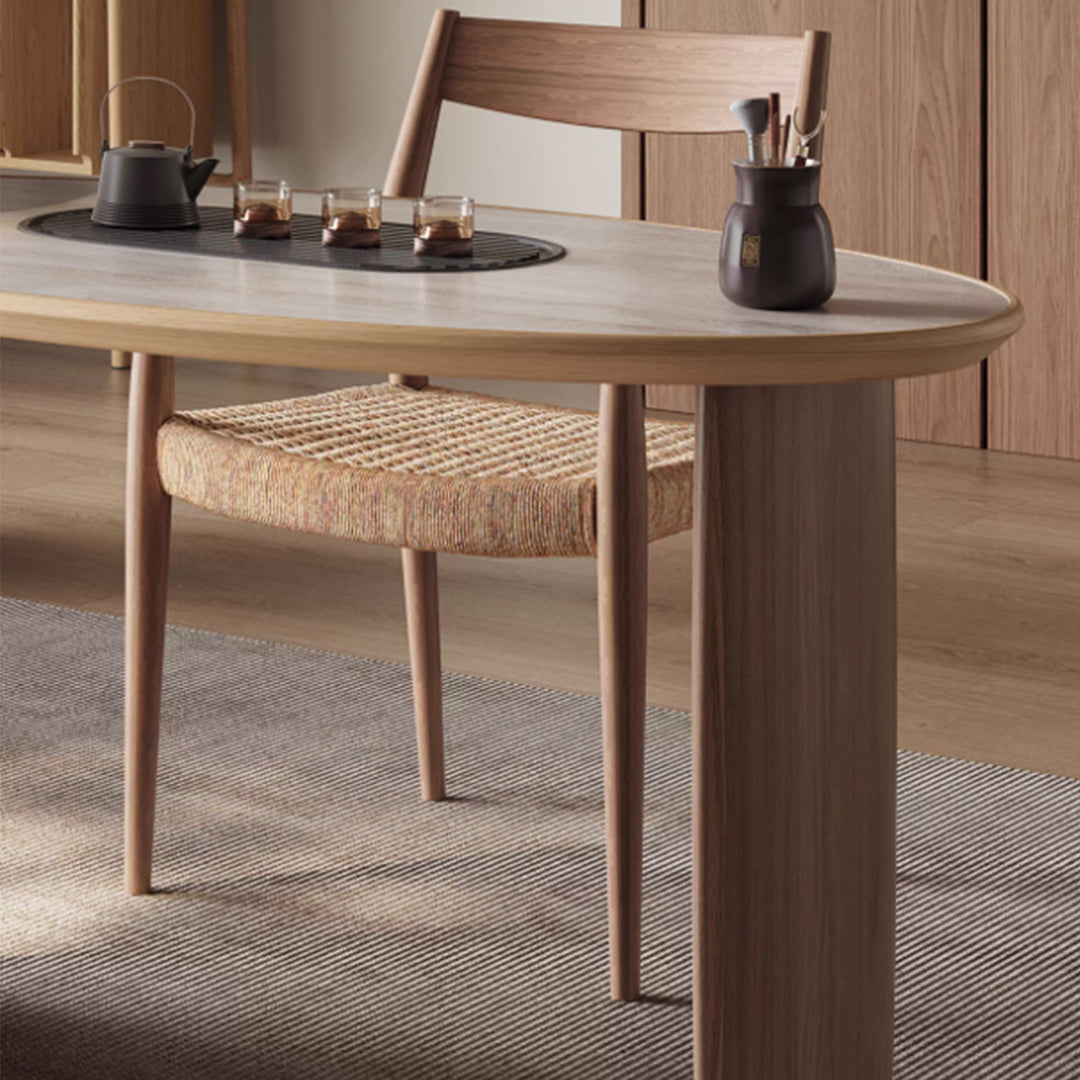 MAS-3467 Masdio Japandi Sintered Stone Study Table