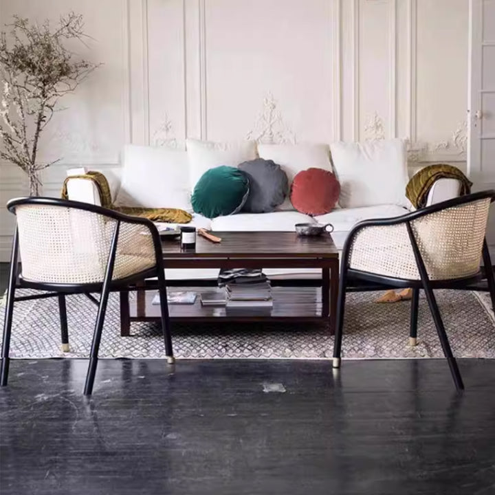 MAS-3471 Masdio Mid-Century Rattan Dining Chair