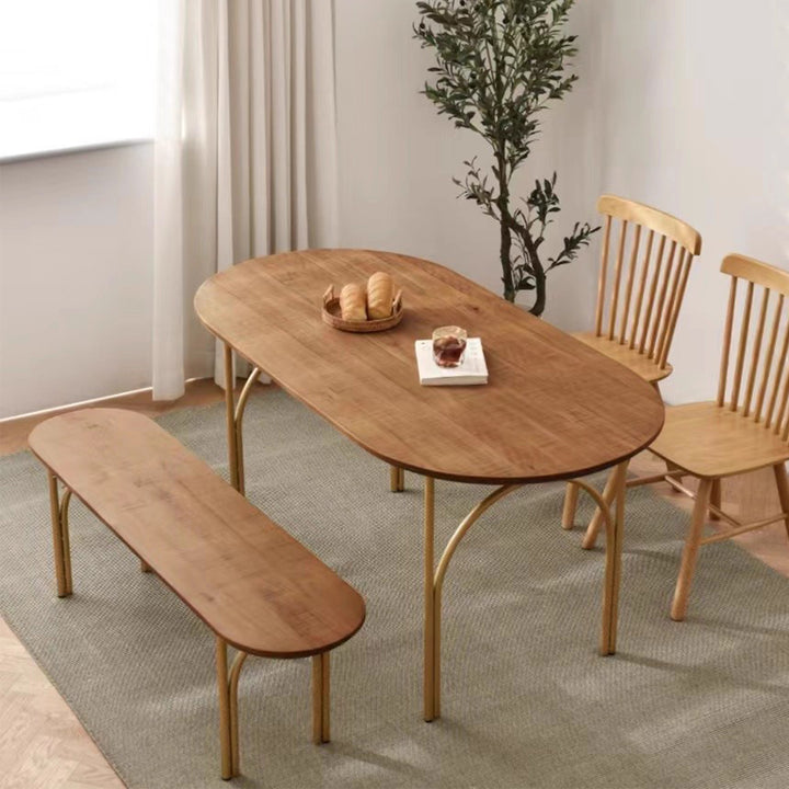 MAS-3472 Masdio Japandi Solid Wood Dining Table