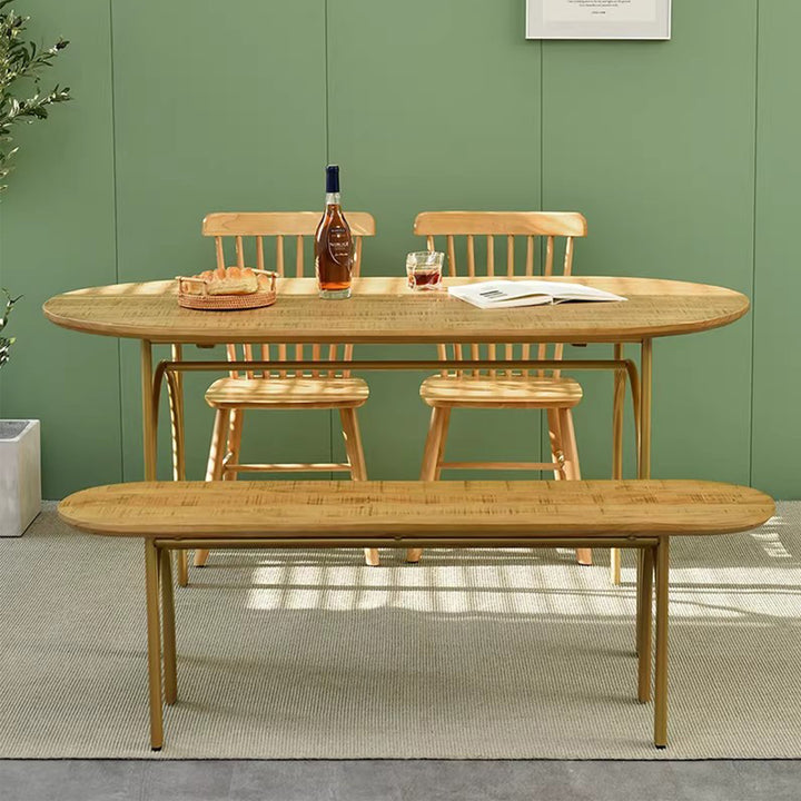 MAS-3472 Masdio Japandi Solid Wood Dining Table