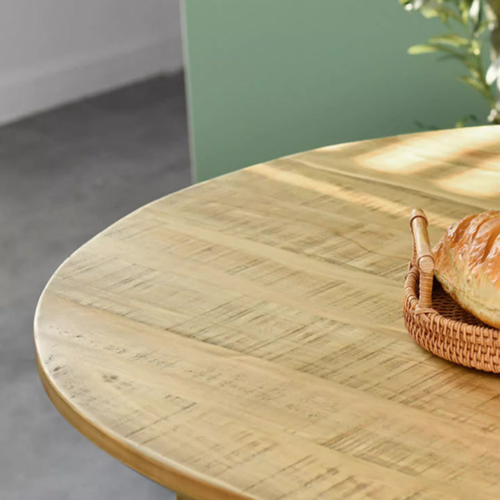 MAS-3472 Masdio Japandi Solid Wood Dining Table