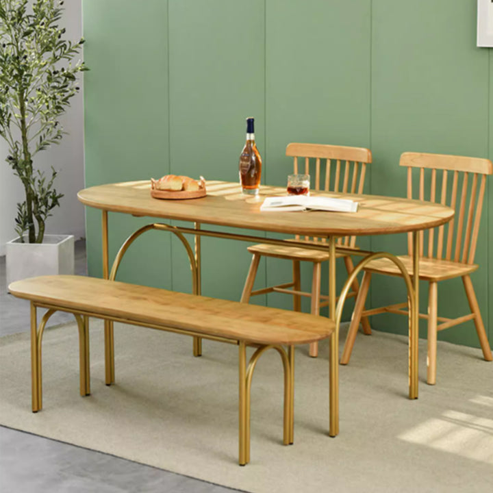 MAS-3472 Masdio Japandi Solid Wood Dining Table