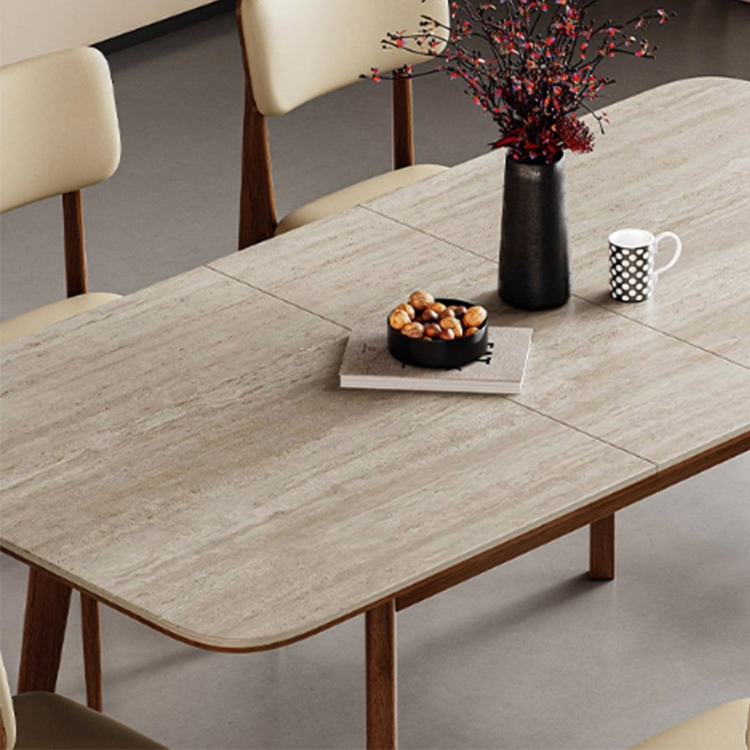 MAS-3473 Masdio Modern Extendable Sintered Stone Dining Table